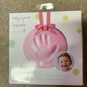 Baby’s Hand Print Keepsake ornament